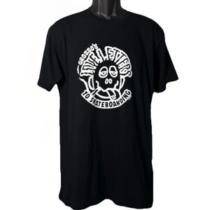 SIX STAIR JEFF GROSSO'S LOVELETTERS TO SKATEBOARDING BAD ACID TEE Black Size L